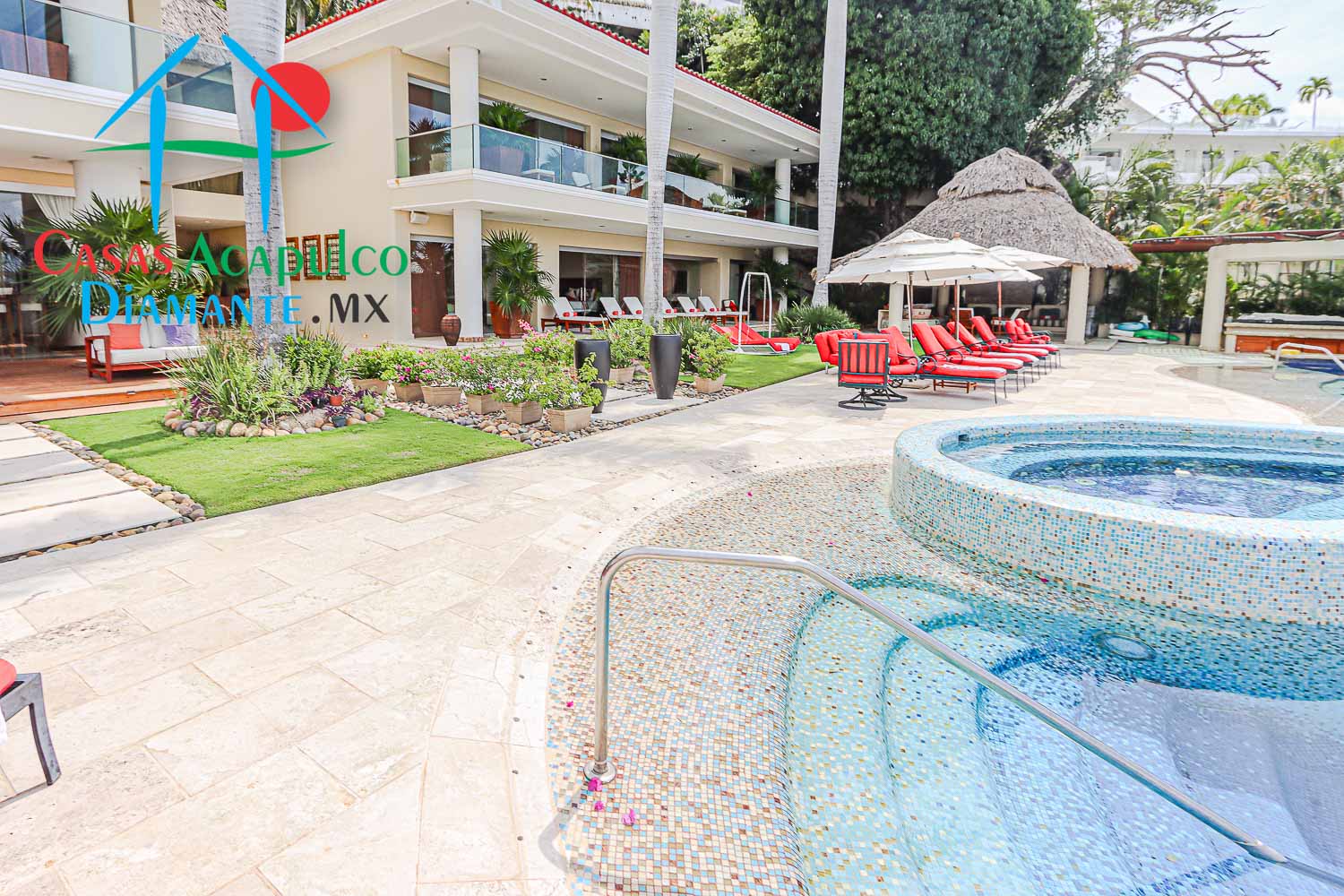 Villa Portofino - Alberca antes de Otis 11